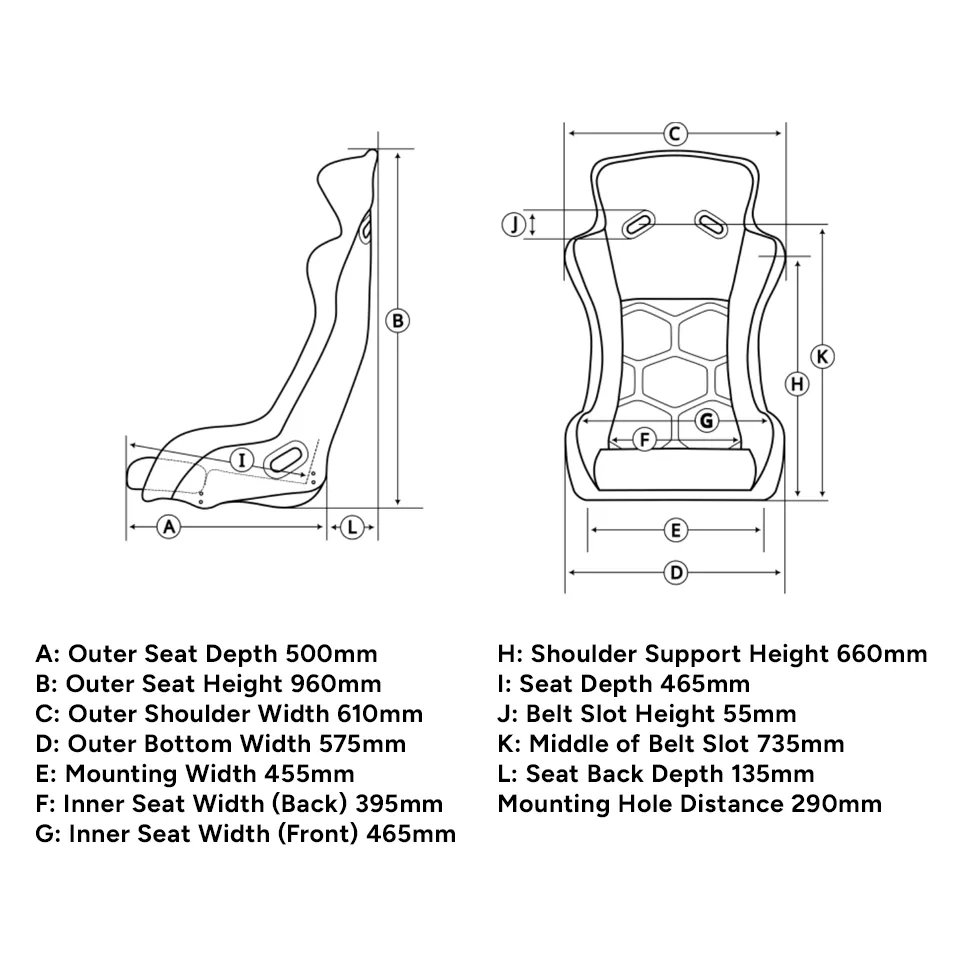 Dyn X Racing Seat STD - Image 4