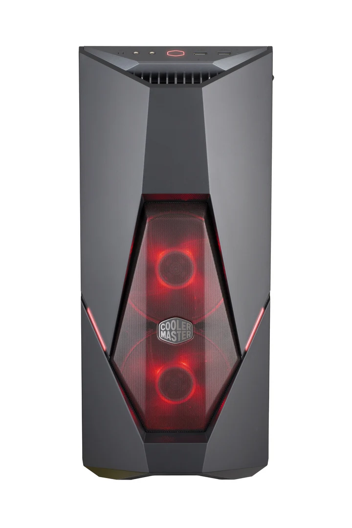 Front Panel (red) - MasterBox K500L
