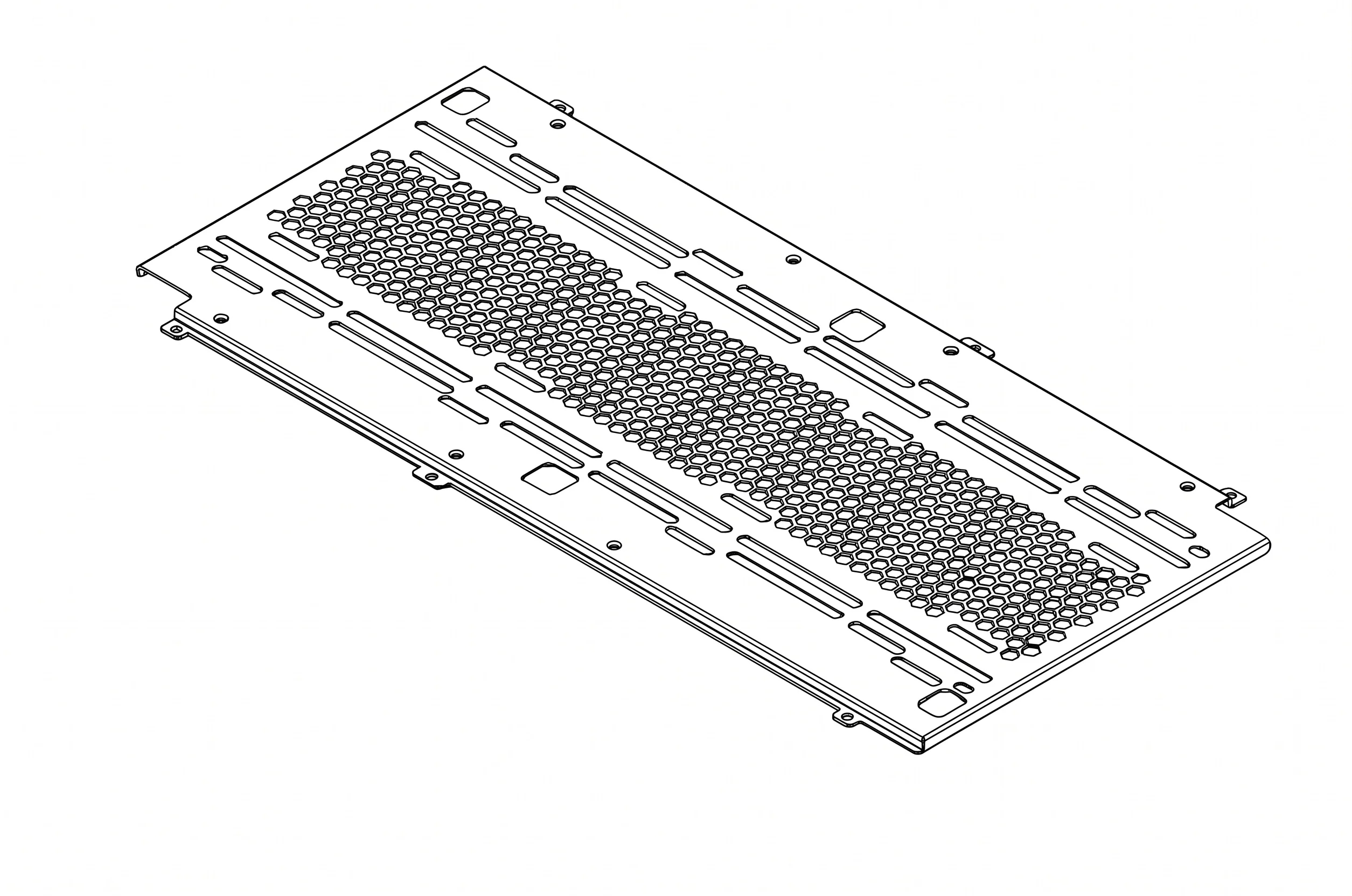 Radiator Mounting Bracket (Matt finish) - MasterCase H500M